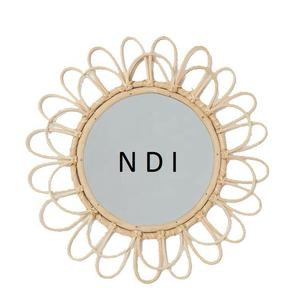 Espejo de Pared Decorativo con Borde Metálico para Sala de Estar, Baño, Dormitorio, Entrada y Accesorios de Decoración del Hogar, Uso de Espejos de Pared - Product Image 2