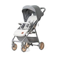 Poussette compacte à quatre roues avec freins pour la marche en extérieur, vente en gros d'usine