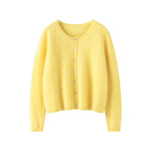 Cardigan di lusso morbido e spazzolato in Cashmere 100% maglione lavorato a <span class=keywords><strong>maglia</strong></span> Casual invernale da donna - Product Image 2
