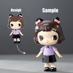 Boîte mystère personnalisée OEM, figurine de <span class=keywords><strong>princesse</strong></span> de dessin animé, échelle 1/6, vinyle PVC résine, poupée créative IP, figurines d'action - Product Image 1