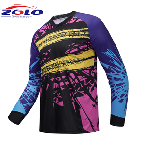 Jersey de Ciclismo <span class=keywords><strong>MTB</strong></span> de Manga Larga para <span class=keywords><strong>Enduro</strong></span>, Descenso, BMX, Motocross, Ropa de Ciclismo de Montaña - Product Image 1
