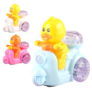 Tricycle électrique en forme de canard avec lumières et musique pour bébés de 0 à 24 mois, jouet en plastique pour enfants - Product Image 5