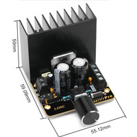 Module d'amplificateur de puissance pour haut-parleur DIY, carte d'amplificateur de puissance TDA7377, 12V, double canal stéréo, 30W*2, amplificateur de puissance automobile