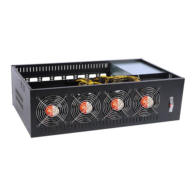 Factory Price 8 Gpu Server Case1800W/2300W Psu Gpu Server Frame Case With Cooling Fan