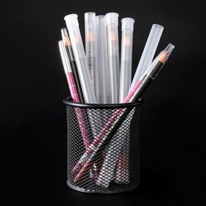 Tube d'emballage protecteur en plastique transparent PP pour <span class=keywords><strong>crayon</strong></span> à <span class=keywords><strong>sourcils</strong></span> à cordon, conteneur cylindrique droit pour cosmétiques - Product Image 3