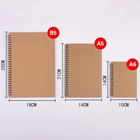Papeterie en gros, agenda de haute qualité, logo personnalisé, cahiers à spirales A7, couverture en papier, journal d'écriture, planificateur quotidien, bloc-notes