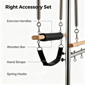 <span class=keywords><strong>Lit</strong></span> <span class=keywords><strong>de</strong></span> Pilates Cadillac professionnel en chêne, ensemble complet, écologique, réglable, machine <span class=keywords><strong>de</strong></span> studio <span class=keywords><strong>de</strong></span> Pilates, logo personnalisé, couleur, OEM/ODM, contact - Product Image 6