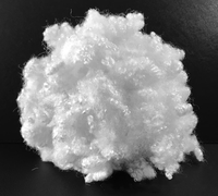 Fibre discontinue de polyester HCS vierge 15D * 64MM pour le remplissage Fabricants et fournisseurs de fibres de polyester