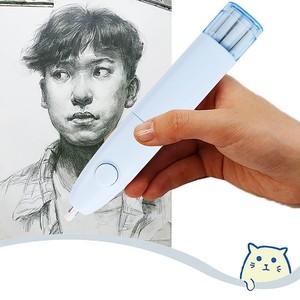 Borrador eléctrico de dibujos animados a pilas para dibujo a lápiz, uso infantil - Product Image 1