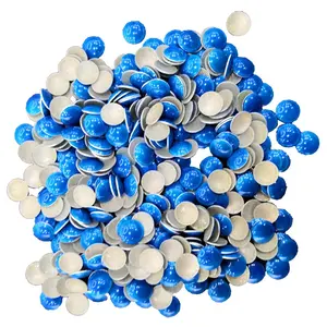 Factory direct sale excellent quality ceramic hot fix half round pearl beads