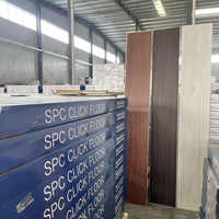 Faux Plancher en Bois Spc Revêtement de Sol 100% Sans Formaldéhyde Pavimento Pvc 5mm Vinyle Spc Click Carreaux d'Intérieur