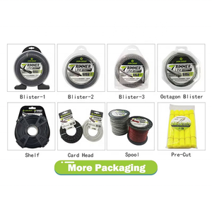 Новый дизайн, Фабричный магазин, коммерческий профессиональный 100% садовой травы, Новый Нейлон 3,0 мм, 1 фунт, линия триммера - Product Image 4