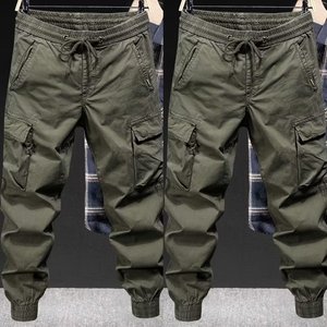 Pantaloni da Lavoro Estivi da Uomo in Poliestere Traspirante, Elastici e Resistenti, Vestibilità Ampia con Caviglia Regolabile, Pantaloni Protettivi da Lavoro - Product Image 2