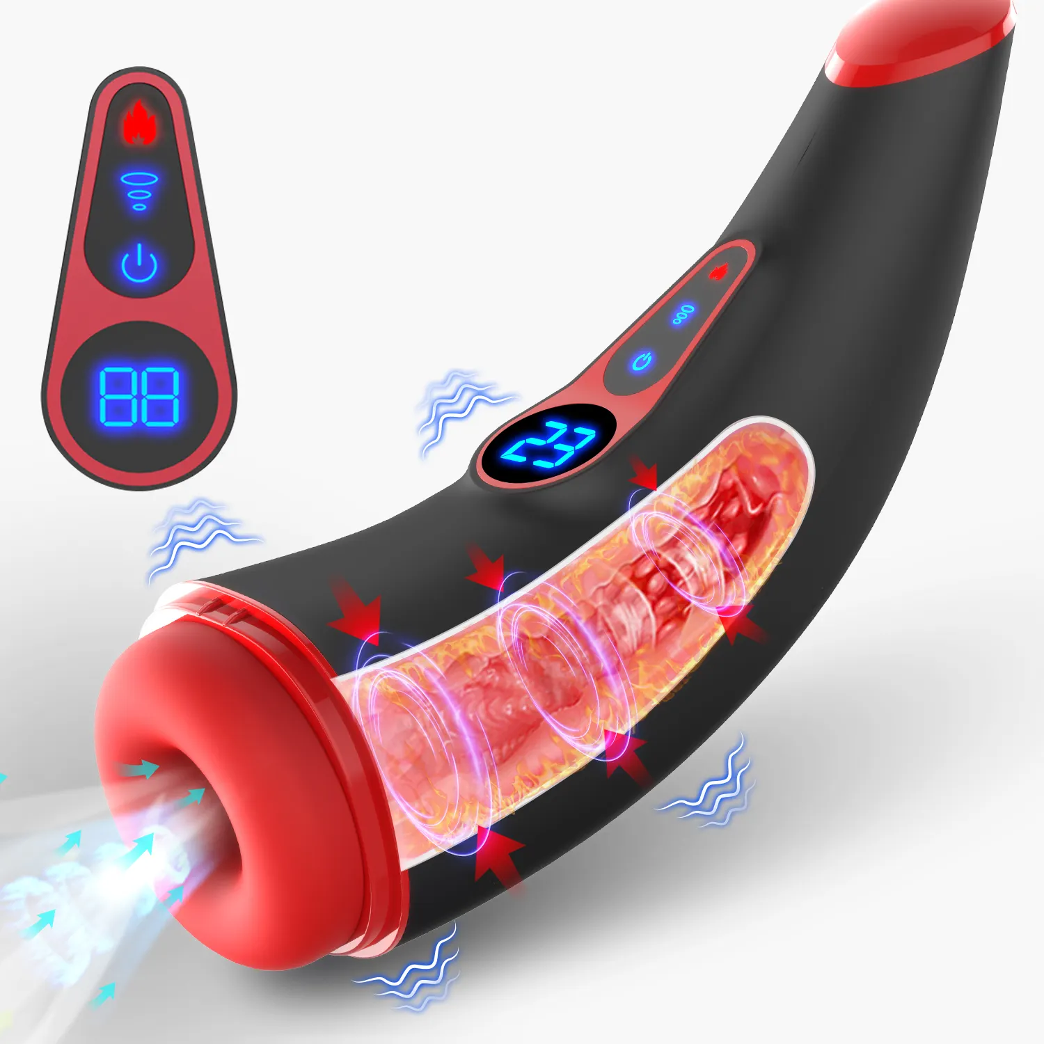 Atacado 5 Frequência Telescópica Masturba Sextoys Adultos Homens Avião Cup Vagina Artificial Para Homens Masturbadores