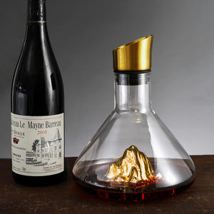 באיכות גבוהה מודרני קריסטל זכוכית שקוף דקנטר jinshan decaner יין אדום מסנן קרח קרח שימוש ביתי בר קיימא - Product Image 4