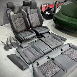 Accessori Interni <span class=keywords><strong>Auto</strong></span>, <span class=keywords><strong>Coprisedili</strong></span> Sportivi in Pelle di Lusso Personalizzati per <span class=keywords><strong>Audi</strong></span> <span class=keywords><strong>A3</strong></span> A4 A5 A6 A7 A8 RS Upgrade - Product Image 2
