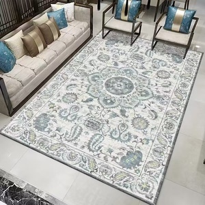 Tapis persan <span class=keywords><strong>noir</strong></span> moderne en fausse fourrure de cachemire, fabriqué à la machine, lavable, résistant aux taches, antidérapant, réversible, de haute qualité, personnalisable - Product Image 4
