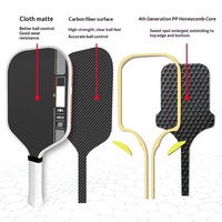 Raquette de pickleball pour enfants en fibre de carbone T700, ensemble complet, planche pressée à chaud transfrontalière GEN4