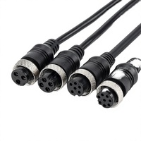 Connecteur aviation GX16 femelle 10A en laiton pour système d'énergie solaire, type 2-14 broches pour capteur et contrôle industriel PLC