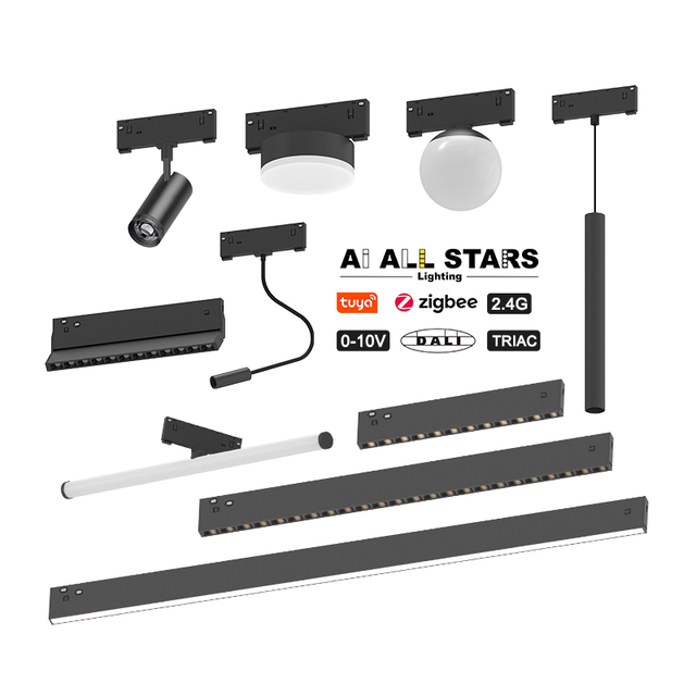 Smart Manufacturer Orders 10MM Ultra Narrow Magnetic Dimming Track Home 48V Magnetic Led Track Light