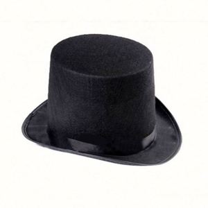 Sombrero Mágico Infantil Negro Hecho a Mano, 100% Algodón/Poliéster, con Logotipo Personalizado para Eventos, Suministro Directo de Fábrica - Product Image 1