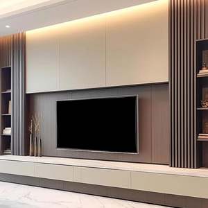 Factory Custom Living Room Furniture <b>Tv</b> Cabinet Nordic Style Modern Simple Style Embedded <b>Tv</b> <b>Wall</b> Cabinet - Product Image 1