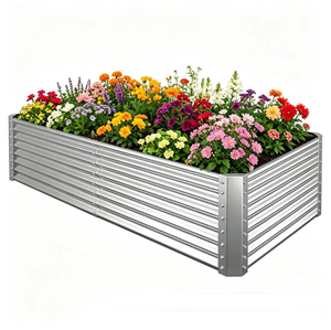 Jardinera Elevada Galvanizada al por Mayor, OEM ODM, Jardinera Personalizada, Fábrica en Vietnam para Venta Minorista de Ferretería en América del Norte - Product Image 1