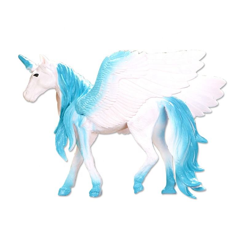 3PCS ユニコーンペガサス ビニール玩具 動物フィギュア Jommy