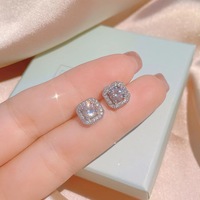 Parures de colliers et boucles d'oreilles en diamants américains de haute qualité, ensembles de bijoux tendance pour femme