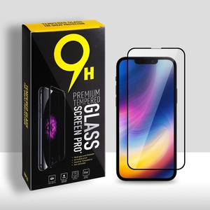 Protection d'écran en verre trempé à couverture intégrale facile à poser pour iPhone 12 13 14 15 16 17 Pro Max – Vente en gros - Product Image 4