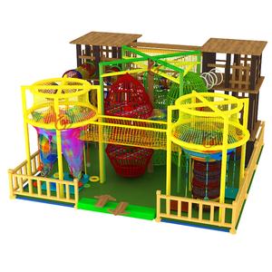 Redes de Escalada de <span class=keywords><strong>Crochet</strong></span> de Arcoíris de Nailon para Parques Infantiles de Aventura de Alta Calidad Topkidsplay - Product Image 2