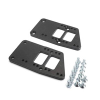 Plaque de montage moteur personnalisée en acier inoxydable et aluminium, usinée CNC, support de montage par électroérosion à fil pour échange de moteur