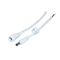 4A 12V 24V DC Jack 5.5x2.1mm 5.5x2.5mm Mâle Femelle Connecteur Plug Power Charging Extension Cable with Copper Contact Material