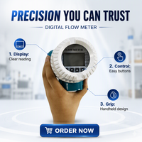 Convertisseur de débitmètre électromagnétique professionnel, sortie RS485 Modbus 4-20mA, transmetteur de qualité industrielle