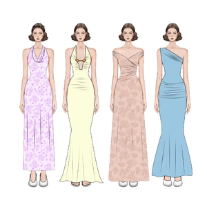 4155 bata informal elegante de alta calidad vestido de mujer <span class=keywords><strong>estilo</strong></span> dulce con decoración de encaje fabricante personalizado hecho en China MOQ 50 - Product Image 1