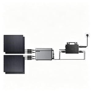 Sistema de Almacenamiento de Energía <span class=keywords><strong>con</strong></span> Batería de Litio, Kit Solar Fotovoltaico Monocristalino para Balcón <span class=keywords><strong>con</strong></span> Inversor de Onda Sinusoidal Pura - Product Image 5