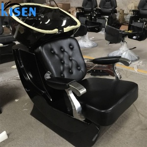 อ่างสระผมสำหรับร้านทำผม ยี่ห้อ Kisen Wholesale Shampoo Salon Hair Spa Equipment พร้อมเก้าอี้สระผมสำหรับร้านตัดผม - Product Image 1