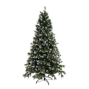Decoraciones artificiales <span class=keywords><strong>de</strong></span> Navidad, árbol <span class=keywords><strong>de</strong></span> Navidad con bisagras <span class=keywords><strong>de</strong></span> <span class=keywords><strong>abeto</strong></span> completo con maletero marrón - Product Image 5
