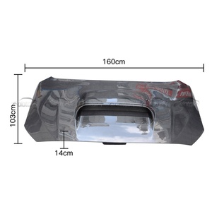 Pièces automobiles en fibre de carbone, capot avant du moteur avec aération pour Subaru Impreza WRX STI 2017-2019 - Product Image 1