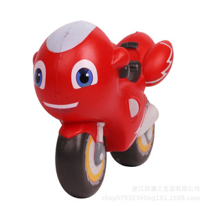 Cartoon PU Foam Motorcycle Toy Soft <b>Squishy</b> Stress Relief Desk Decoration Gift - Product Image 3