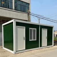 Conteneur de 20 pieds et 40 pieds, maison conteneur préfabriquée modulaire en acier, portable, pour bureau, habitation ou entrepôt, à vendre