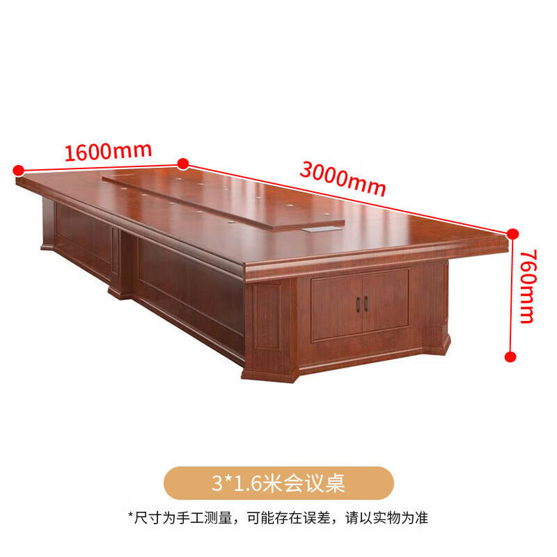 Mesa de conferencias de 3*1,6 m