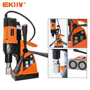 Perceuse magnétique EKIIV orange/rouge avec valise portable pour un <span class=keywords><strong>transport</strong></span> facile sur les chantiers commerciaux et résidentiels - Product Image 3