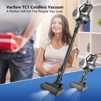 MOOSOO TC1 Aspirateur sans sac Cyclone Portable Rechargeable Bldc Aspirateur sans fil 17Kpa Batterie de poche Ménage