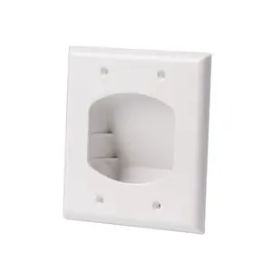 Wholesales American Home Style PC Low Voltage Cables 2 Gang Wall Plate