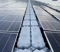Sistem PV Surya Terapung Lengkap, Termasuk Pelampung dan Kabel Pengikat