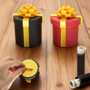 Caja de Regalo Navideña Novedosa, Juguete de Broma Divertido, Impresión 3D, Caja de Regalo Encajada Annoying para Dinero en Efectivo con Tornillos y Dedo Medio - Product Image 1