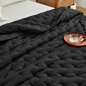 Sang trọng Nữ Hoàng Kích thước polyester Chăn siêu âm <span class=keywords><strong>Quilt</strong></span> Set có thể giặt bền tùy chỉnh chắp vá mền Comforter giường Duvet <span class=keywords><strong>Quilt</strong></span> - Product Image 2