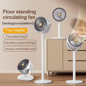 Escritorio S34 Actualizado 360. Ventilador de Pie Circulador de Aire Cool Breeze, Viento Fuerte y Confortable, Ventiladores de Circulación Profunda y Fresca - Product Image 1