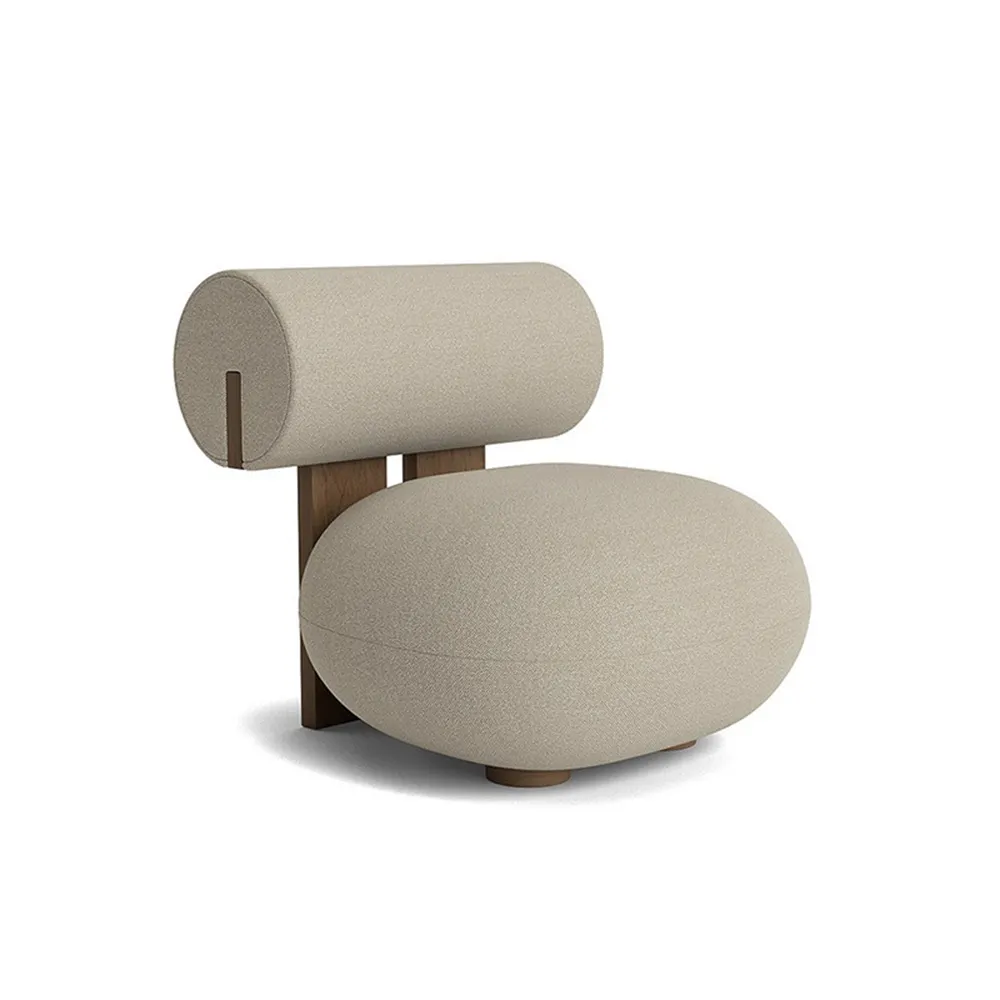 Midoso Nieuwe Moderne Massief Houten Fauteuil Met Pellets Voor Een Enkele Bankstoel In De Woonkamer